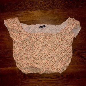 Brandy Melville Cropped Off-the-Shoulder Top